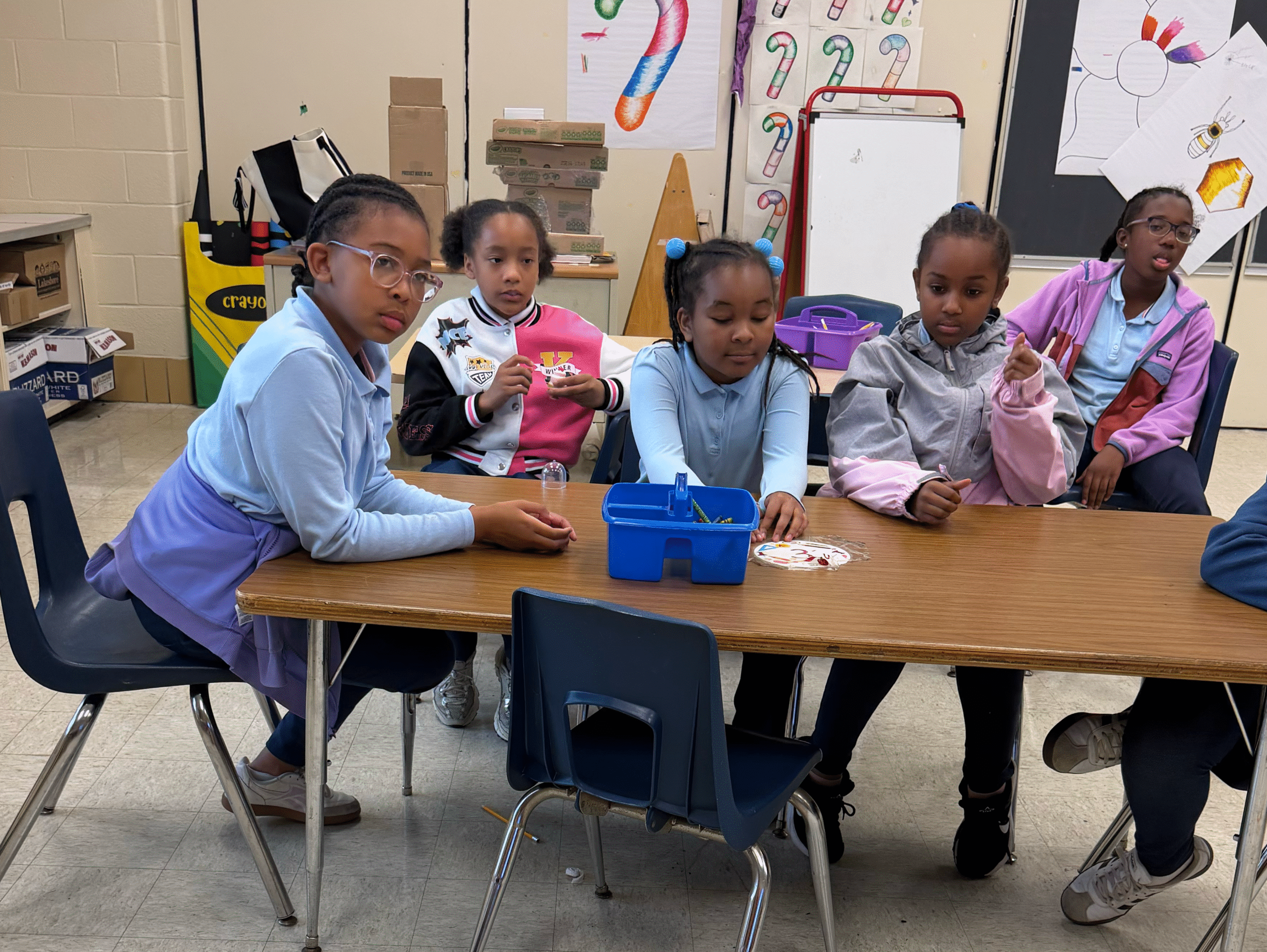 students engaged in activity